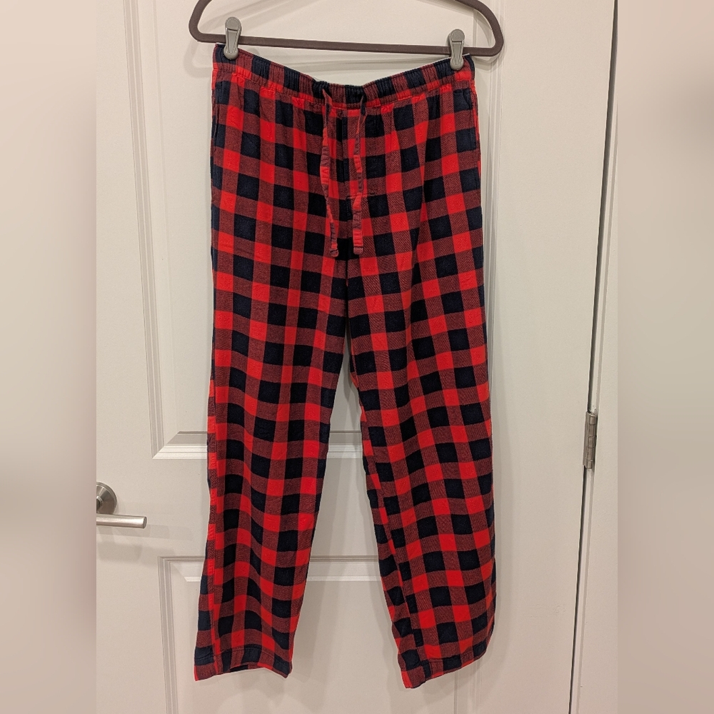 GAP Men's Buffalo Plaid Flannel Pajama Pants